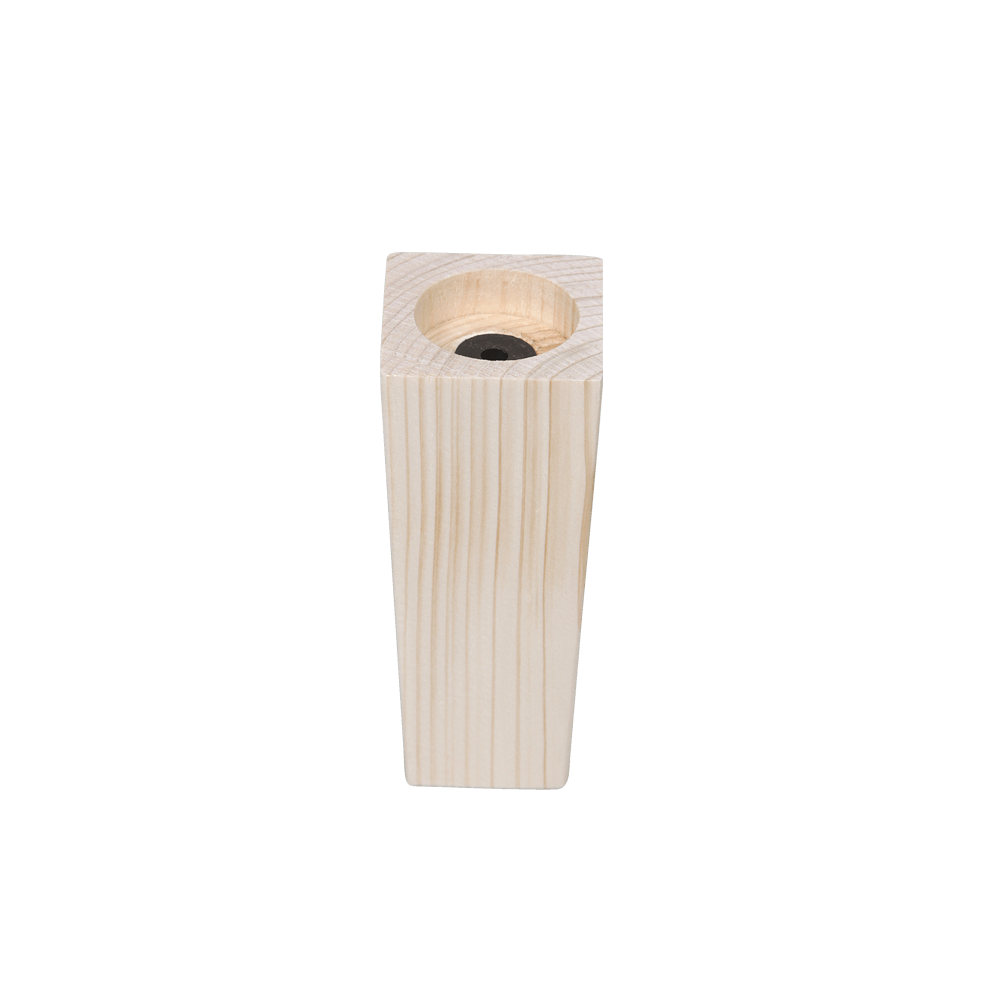 Quadratisch moderne Möbelfüße aus Holz